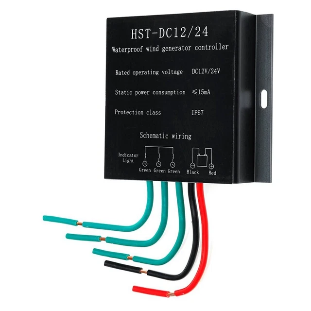 Controlador generador de turbinas eólicas 12V/24V 9000W carga de batería sobretensión I3U1
