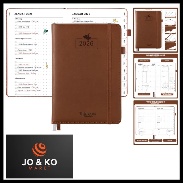 KALENDER 2026 PLANER 2026, Wochenplaner 2026 A5 Terminplaner 2026