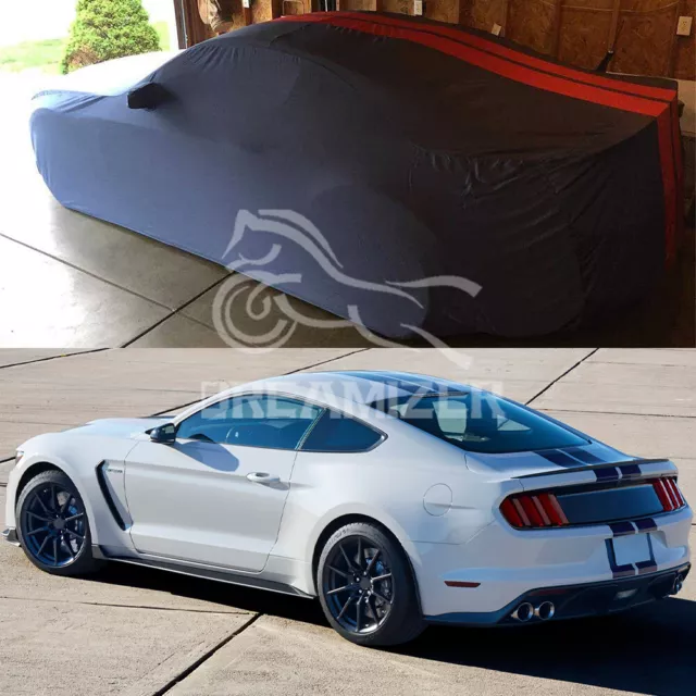 SATIN STRETCH INDOOR Custom Car Cover Dustproof for Ford Mustang