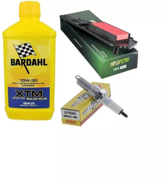 Tagliando Honda Nsc 110 Vision Bardahl Xtm 10W30 Filtro Aria Hilfo Candela 2020