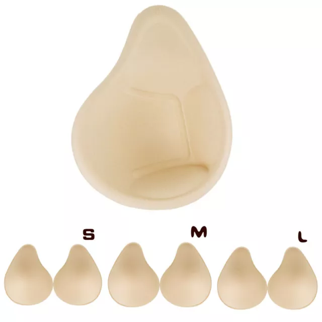 2 Pairs Self-adhesive Inserts Bra Pads Inserts Push Up Pads Removable  Breast Enhancement For Bras Bikini