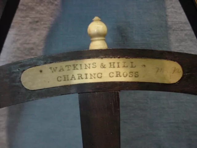 19th Century English Marine Surveyors Brass Octant - Watkins & Hill 3