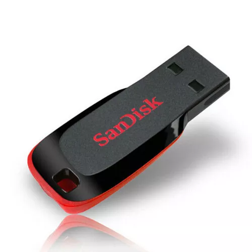 SANDISK CRUZER BLADE 128GB 64GB 32GB 16GB 8GB USB Flash Pen Drive Memory Stick T