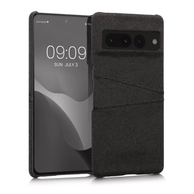 Funda de tela con tarjetero doble para Google Pixel 7 Pro