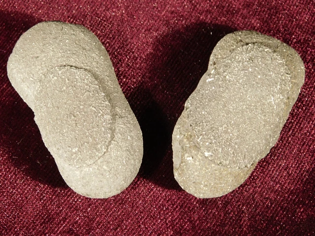 Larger Nice and 100% Natural OBLONG Boji Stone PAIR 85.1gr