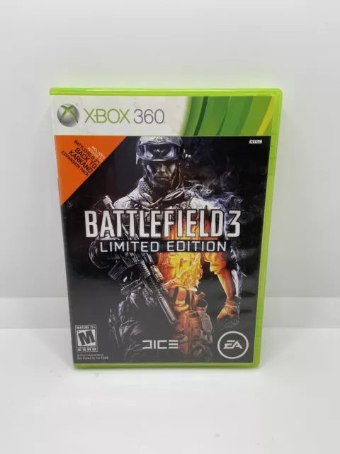 Battlefield 3  Limited Edition Microsoft Xbox 360, 2011 Complete & Tested