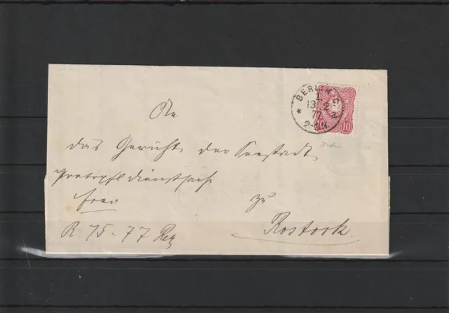 B749) Deutsches Reich Brief mit Stempel BERLIN