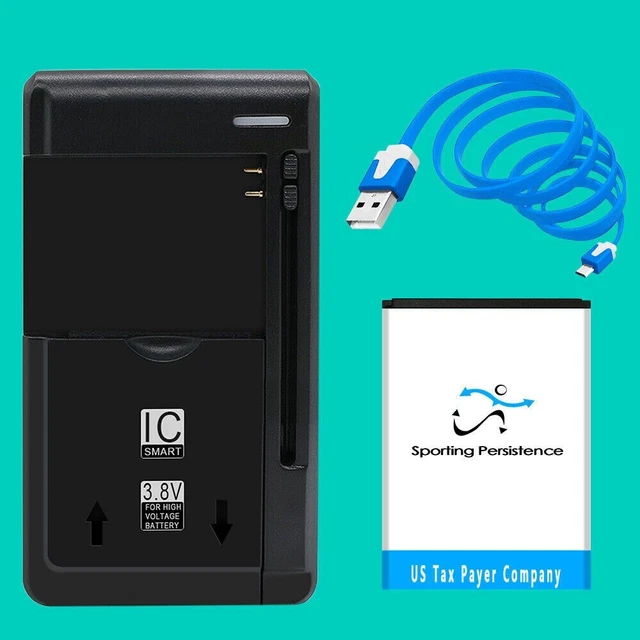 High Quality 1600mAh Durable Battery Travel Charger USB Cable for Doro D7050TL