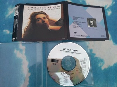 CELINE DION Where Does My Heart Beat Now Vinyl Record 7.. d12967d