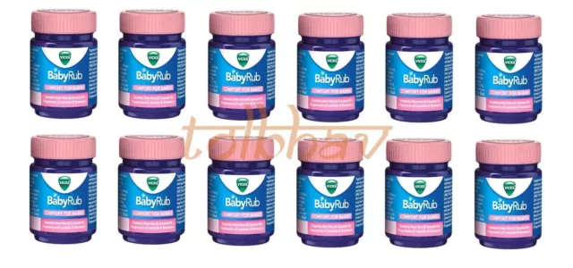 Vicks BabyRub para la tos, el dolor de cabeza, el resfriado y la...