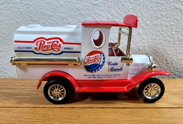 PEPSI-COLA Collectable Models Pepsi Cola Advertising Vehicle Car Metal Coin Bank