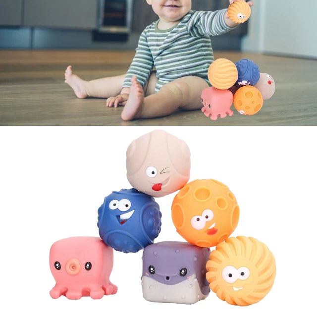 Soft Stackable Building Blocks PVC Cartoon Pattern Sensory Toys For Children