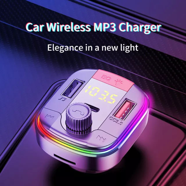 High Quality Car MP3 Player FM Transmitter Bluetooth 5.0 Hands-Free Call Charger