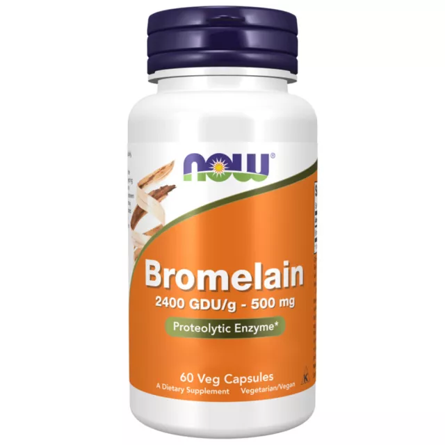 Now Foods, Bromelain, 500mg, 60 Veg. Kapseln - Blitzversand