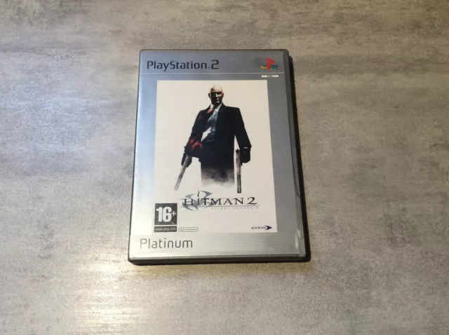PS2 Hitman 2 II Silent Assassin Platinum PLAYSTATION 2 SONY PAL FR COMPLET