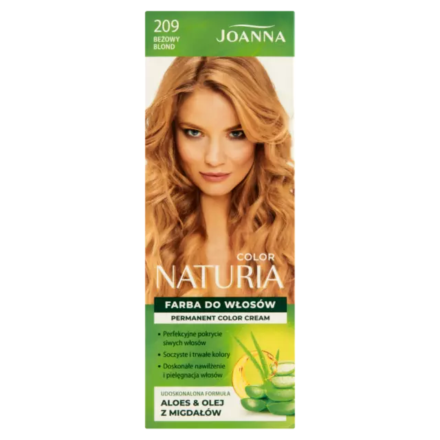 Joanna Naturia Color Farba Do Włosów Beżowy Blond 209