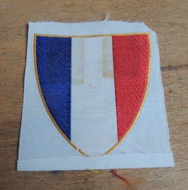 Insigne Patch Tissu Parachuté Gradé MAQUIS FFI RESISTANCE France Original Wwii 02 Bsh