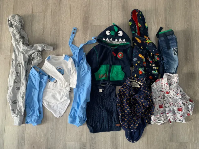 Baby boys clothing bundle - Size 6-9 months (Next, Monsoon, M&S etc) (x10)