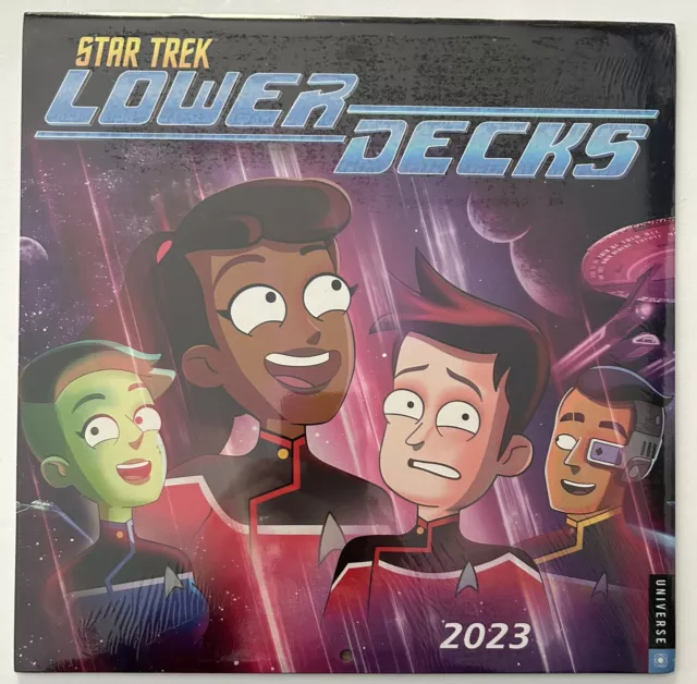 Star Trek Lower Decks 2023 Calendar - NEW By Universe Publishing