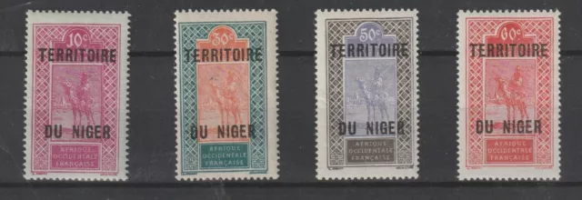 Niger 1925-26 - per Post 4 Werte Ivert n° 25/28 MNH MF122093