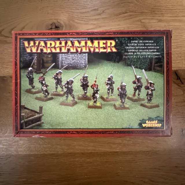 Warhammer Fantaisie - Empire Greatswords / Imperium Bihandkämpfer - Métal Oop