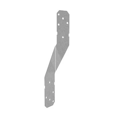 Corbata para huracanes, recubrimiento ZMAX, calibre 18, acero galvanizado, 0,148 x 1-1/2 pulgadas. -H8Z