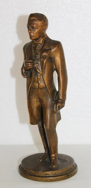 Bronze sculpture of a knight. Early 20th Century