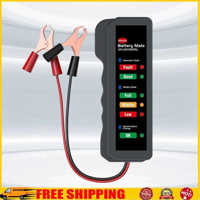 Monitor batteria auto 12 V mini dispositivo di monitoraggio batteria per auto camion moto