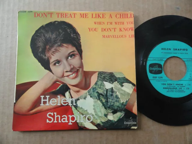 Disque 45T De Helen Shapiro Avec Languette  " Don't Treat Me Like A Child "