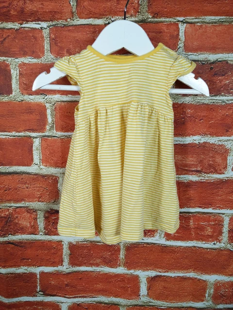 Pacchetto Abito Bambina Età 3-6 Mesi M&S Next Romper Set Estivo A Righe 68Cm 3