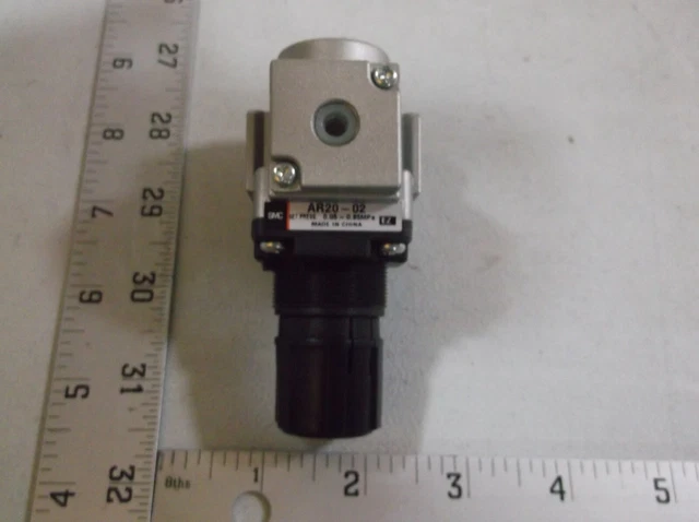 Smc Ar20-02, 1/4 Air Line Regulator