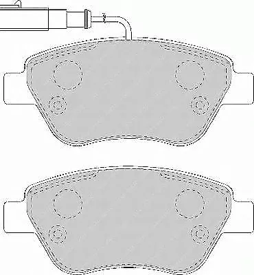 Kit Pastiglie Freni ANTERIORI Ferodo FIAT PANDA Van '04-> 1.2 4x4 51 KW 69 CV