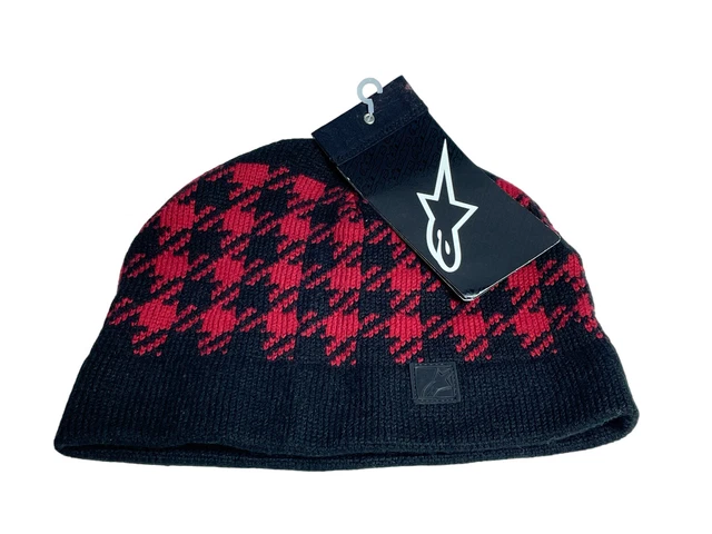 New With Tags Alpinestars Buffalo Beanie Red Black