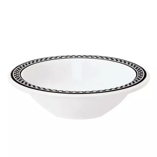 G.E.T. B-454-X 4 Dz - 4-1/2 oz 4-3/4" Diamond Chexers Melamine Bowl