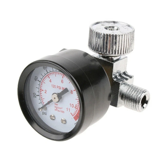 Válvula reductora de presión duradera Manomet repuesto compresor de aire 160 psi/11 bar