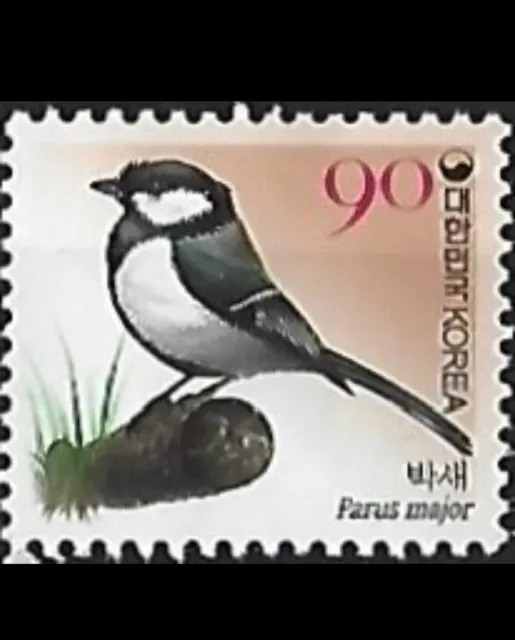 2006 - South Korea Birds Series Japanese Tit 90w MNH SG#2866 Mi#2521