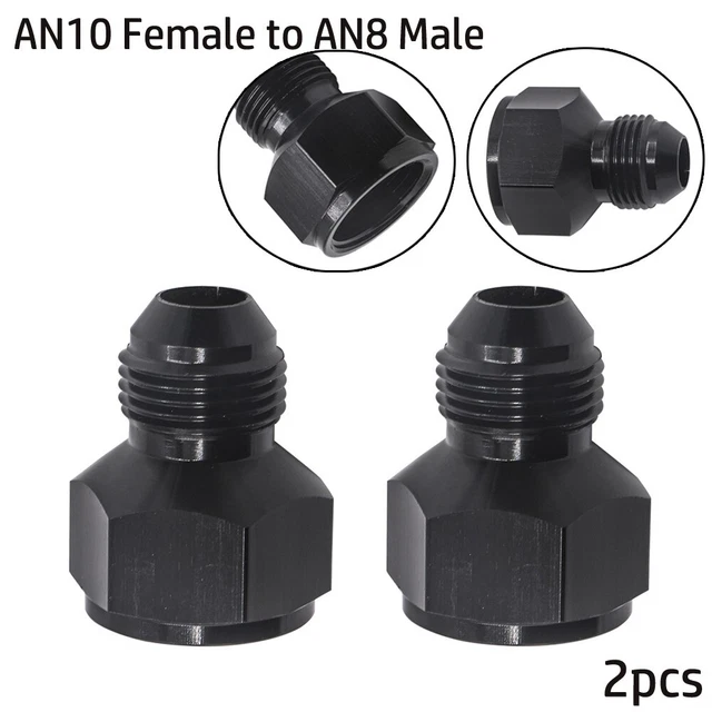 Adattatore raccordo da AN10 A AN8 raccordo 10AN femmina 10AN femmina a 8AN maschio 2X carburante