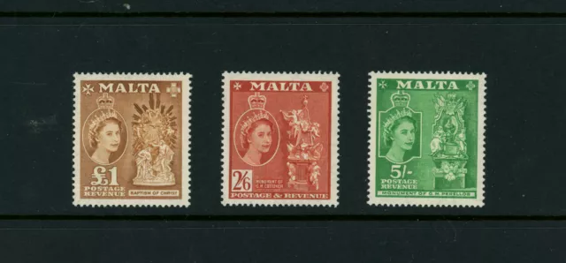 Malta Scott # 259 260 262 VF OG VLH Stamps British Colony Cat $56