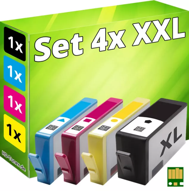 4x Cartuccia Compatibile HP364XL D5460 D7560 B109d B109f C5324 C6324 D5463 D5468