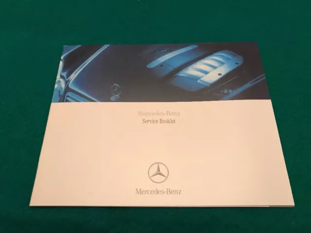 Mercedes-Benz Service Book SLK R170 R171 R172 AMG CDI BLANK .