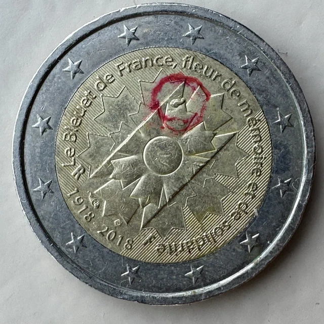 Pièce De 20 Centimes D'euro Avec Erreur Image stock - Image du concept, argent: 123075901