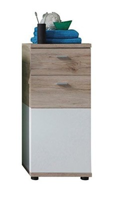 50 x 71 x 22 cm Facciata Bianca Lucente trendteam smart living Mobili 