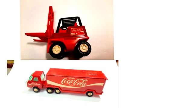 Camion Coca Cola + Muletto Elevatore  Buddy
