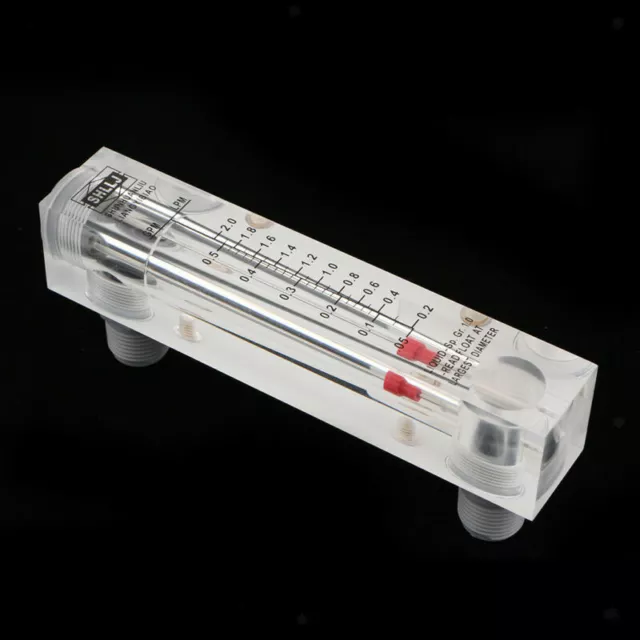 LZM-15 Panel Mount Type Acrylic Flowmeter Water Liquid Flow Meter