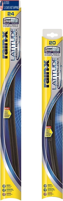 810162 Latitude Water Repellency Wiper Blade, (24", 20") Combo Pack