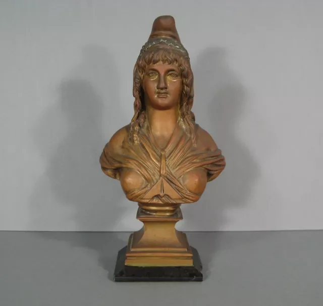 MARIANNE AVEC BONNET PHRYGIEN BUSTE EN BRONZE SCULPTURE ANCIENNE XIXème SIÈCLE