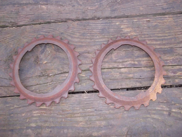 2) John Deere JD Planter steel seed plate B10853B plate B 10853 B plates