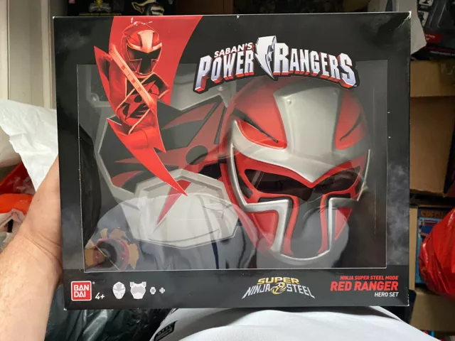 POWER RANGERS SUPER Ninja Steel Ninja Super Steel Mode Red Ranger