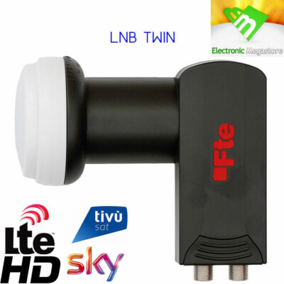 Inverto ILLUMINATORE LNB OCCHIO PARABOLA SATELLITARE INVERTO TWIN 2 DUE USCITE MY SKY HD 