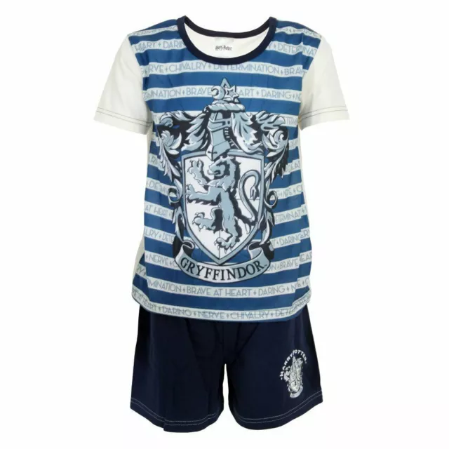 Girls Harry Potter Short Pyjamas Gryffindor Age 5-8 Years Shortie Pjs Striped